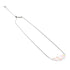 Peach | .925 Sterling Silver | Mermaid Glass Infinity Clasp Anklet